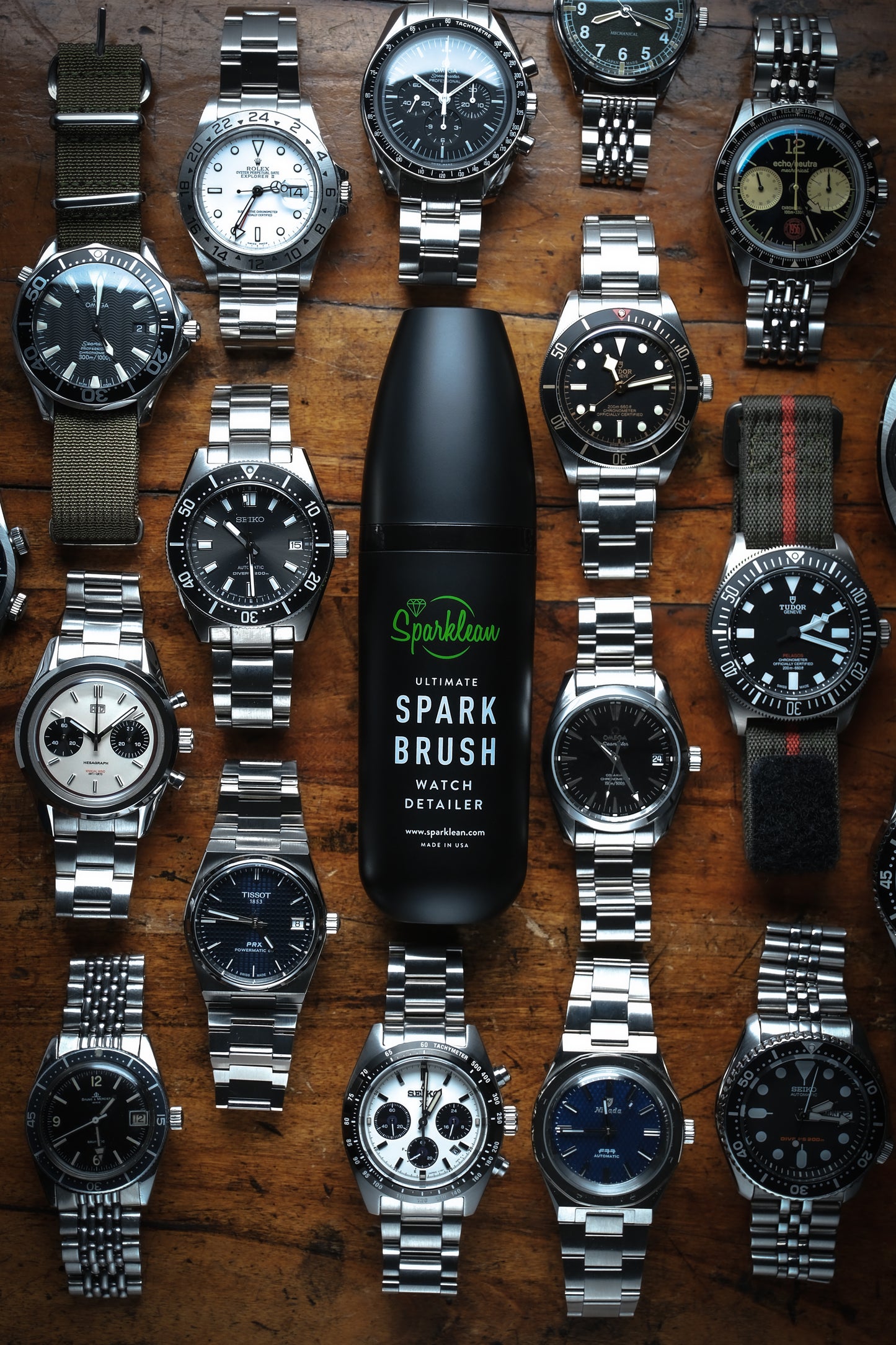 Sparkbrush Soft-Bristle doux sur tous les métaux, bijoux et montres