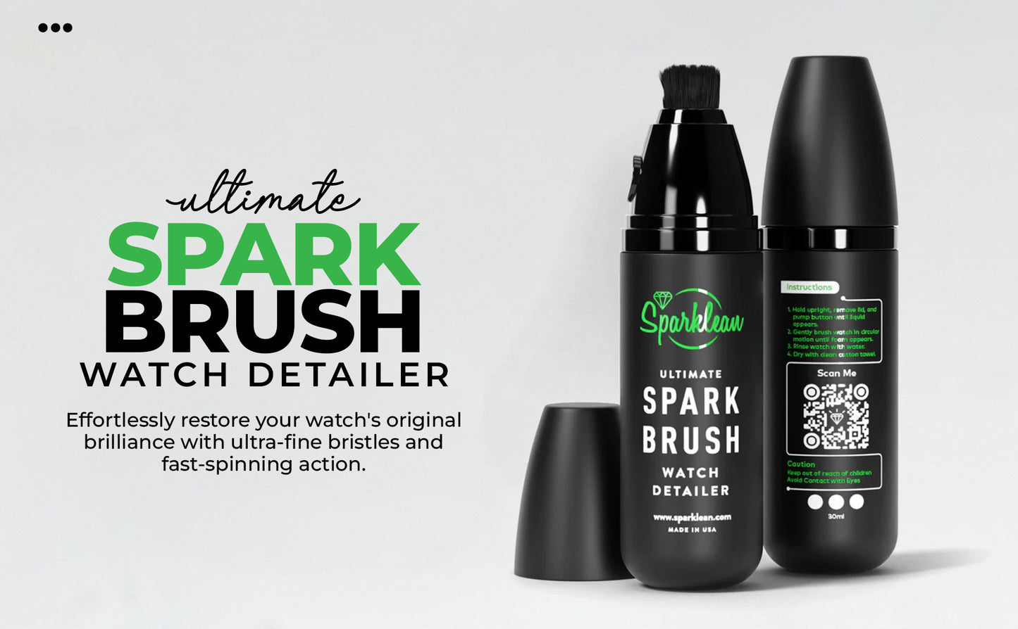 Sparkbrush Soft-Bristle doux sur tous les métaux, bijoux et montres